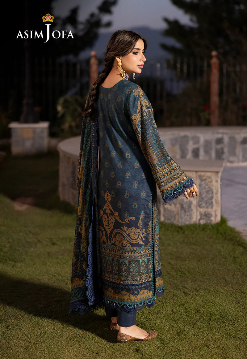 AJUWD-20 EMBROIDERED VISCOSE 3 Pcs - Image 2