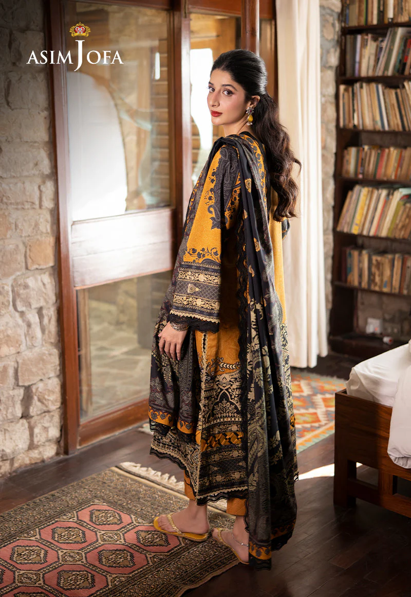 AJUWD-23 EMBROIDERED STITCHED 3 PCS - Image 5