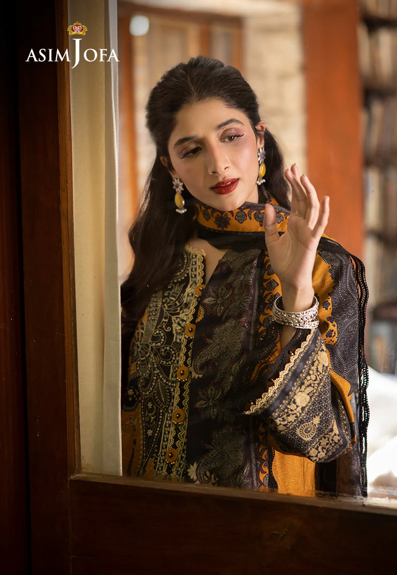 AJUWD-23 EMBROIDERED STITCHED 3 PCS - Image 8
