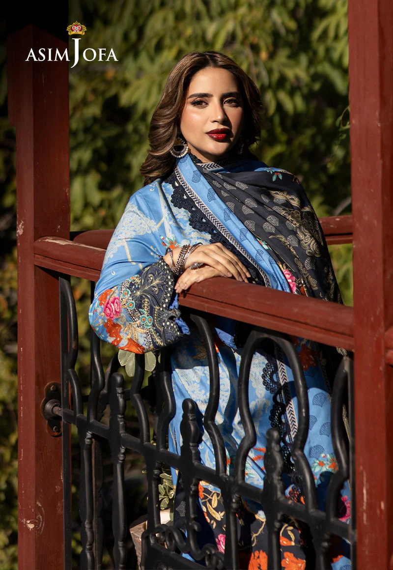 AJUWD-25 EMBROIDERED STITCHED 3 PCS - Image 5