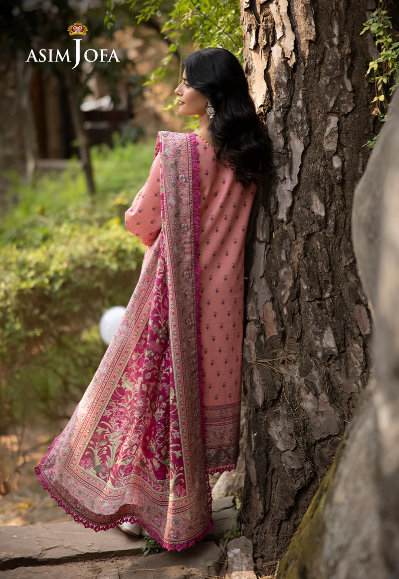 AJUW-41 PRINTED KHADDAR 3 Pcs - Image 2