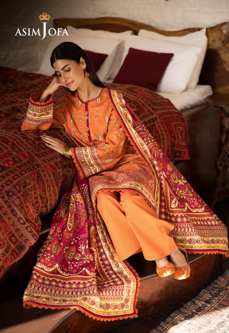 AJUWD-54 PRINTED STITCHED 3 PCS - Image 6