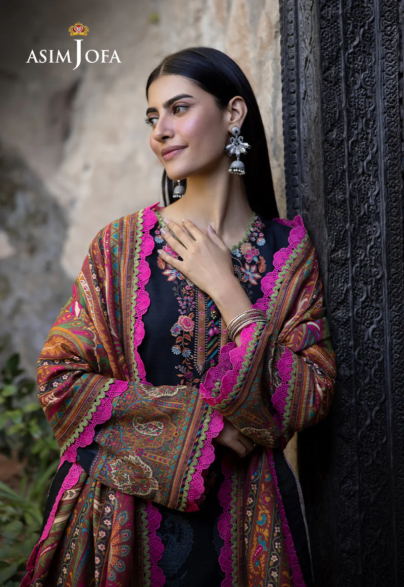 AJUWD-60 PRINTED KHADDAR 3 Pcs - Image 6