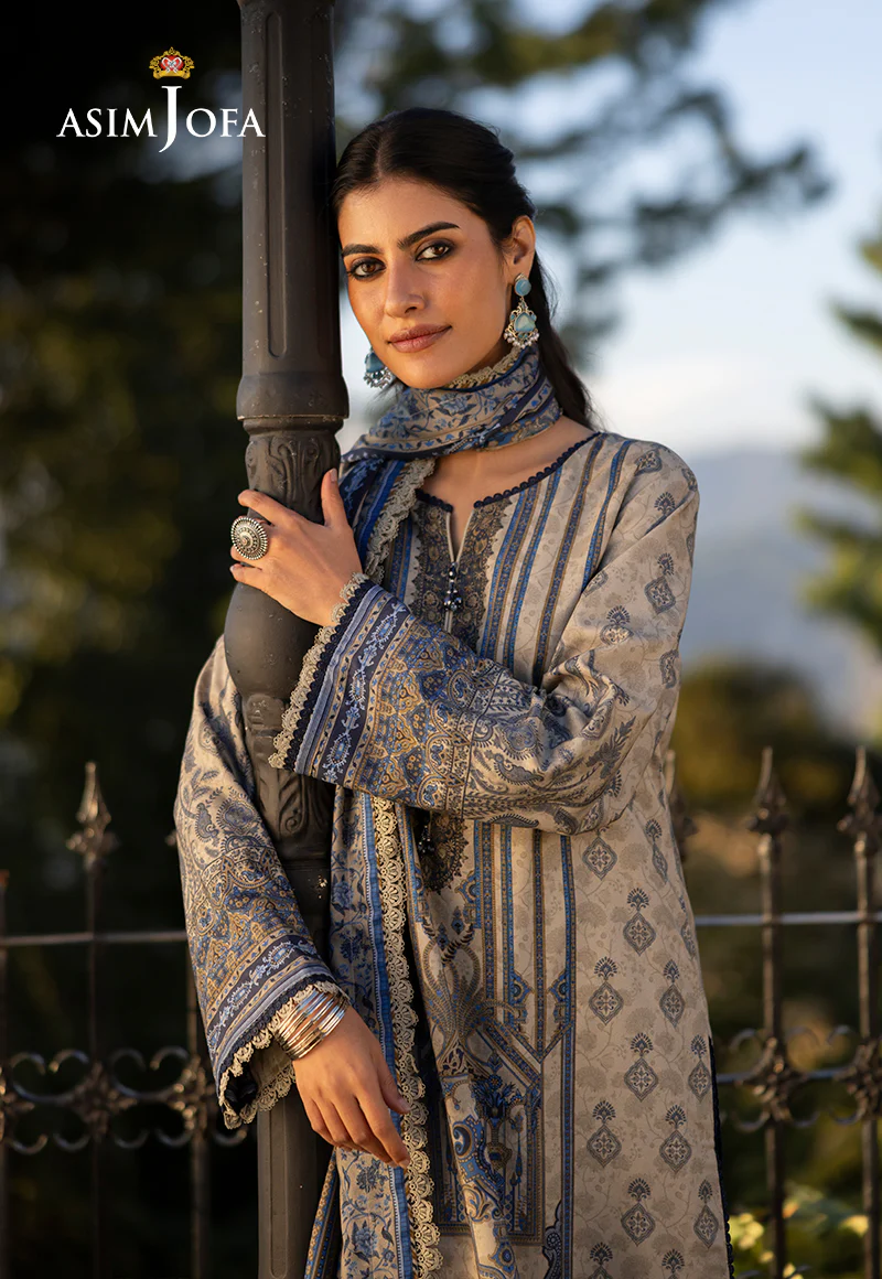 AJUW-61 PRINTED VISCOSE 3 Pcs - Image 8