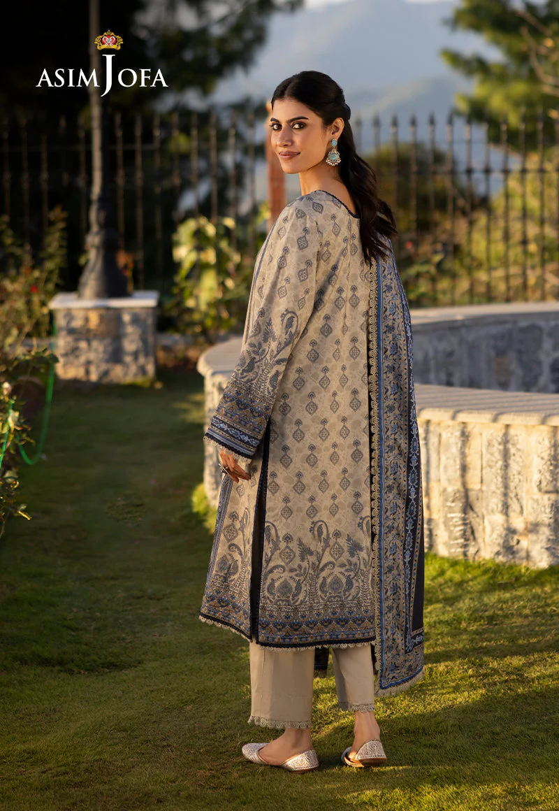 AJUWD-61 PRINTED VISCOSE 3 Pcs - Image 2