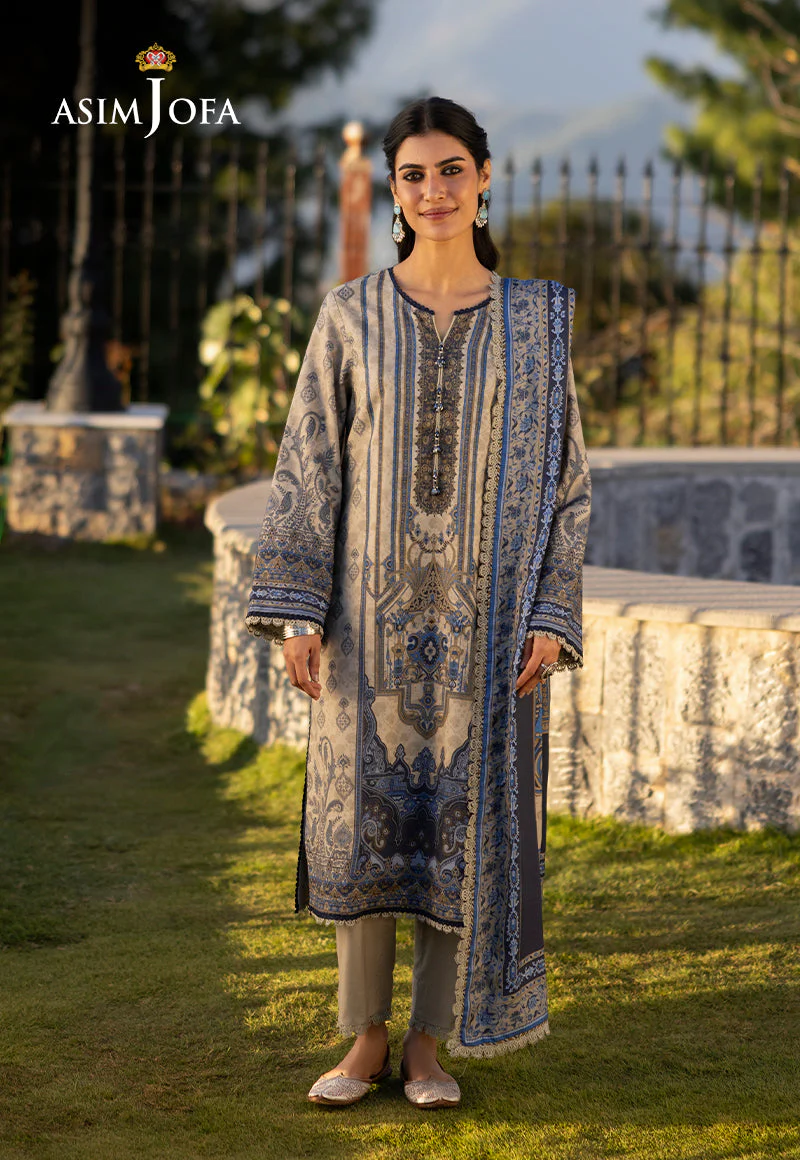 AJUWD-61 PRINTED VISCOSE 3 Pcs - Image 3