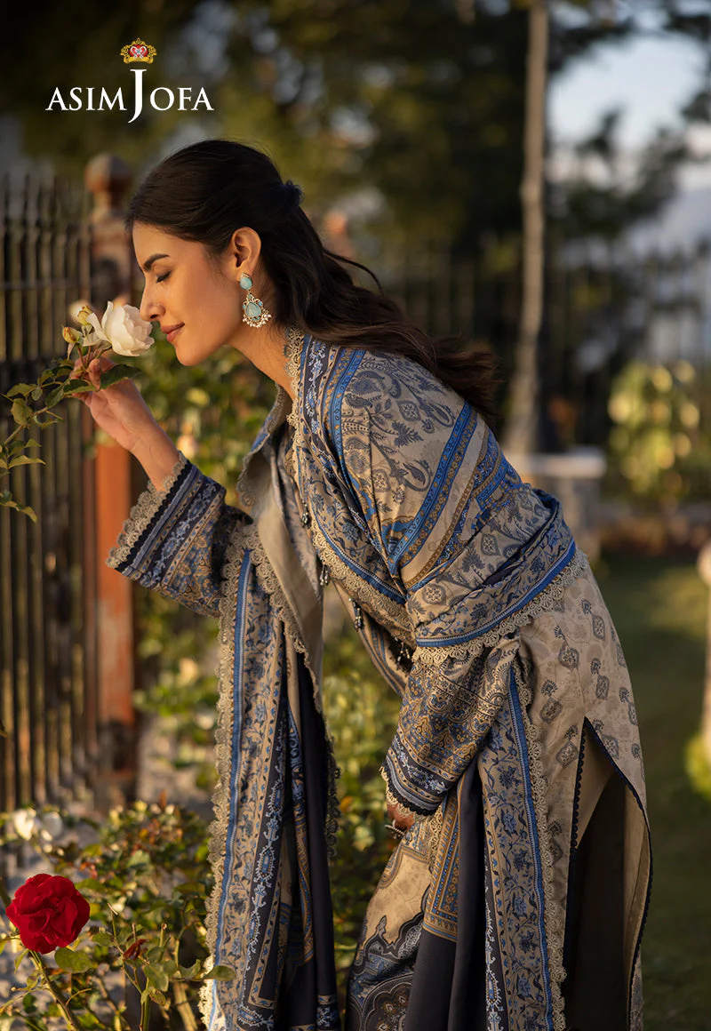 AJUWD-61 PRINTED VISCOSE 3 Pcs - Image 6
