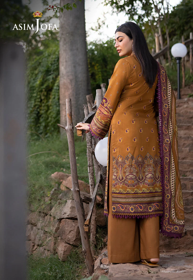 AJUWD-64 PRINTED VISCOSE 3 Pcs - Image 2