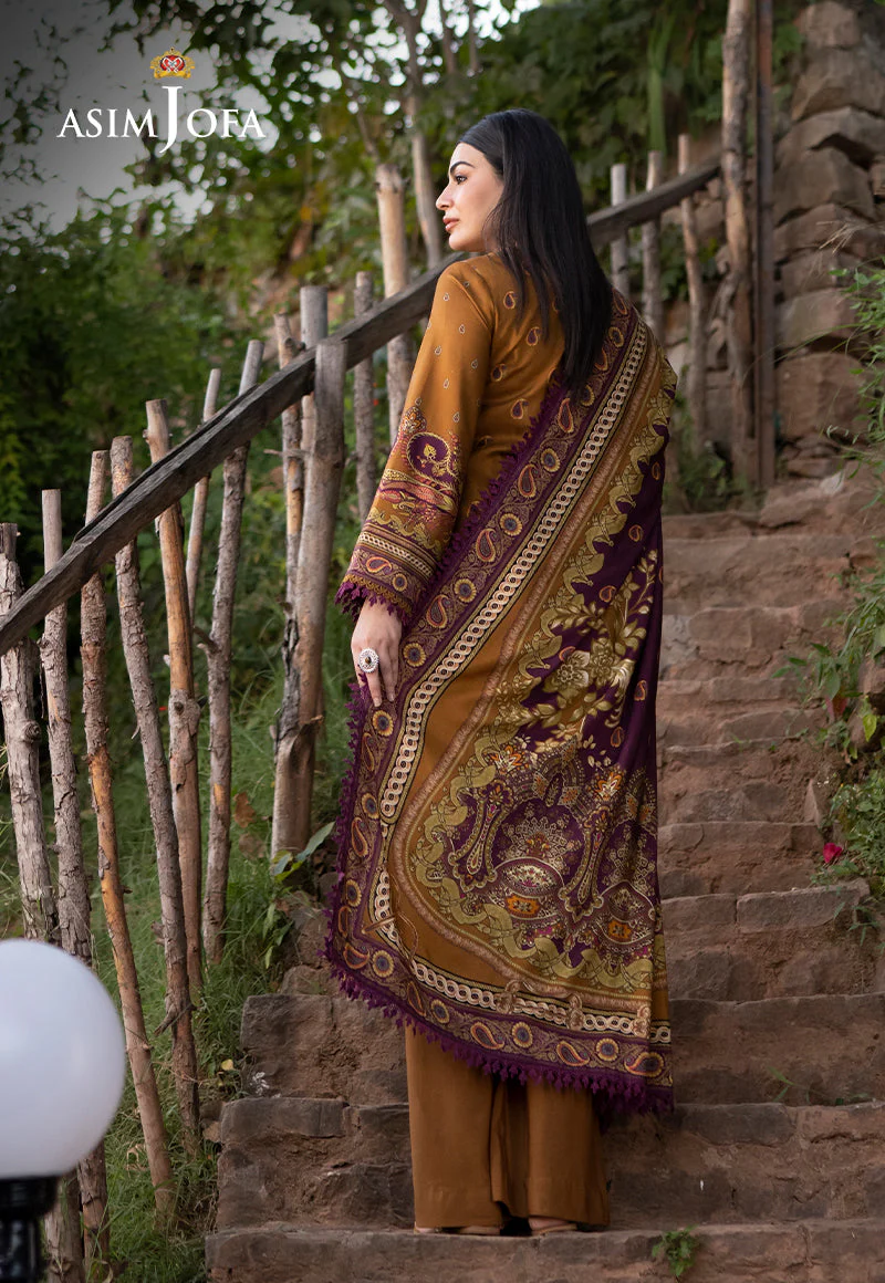 AJUWD-64 PRINTED VISCOSE 3 Pcs - Image 4