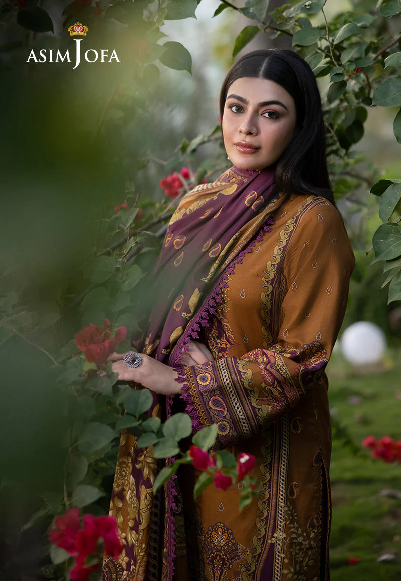 AJUWD-64 PRINTED VISCOSE 3 Pcs - Image 7