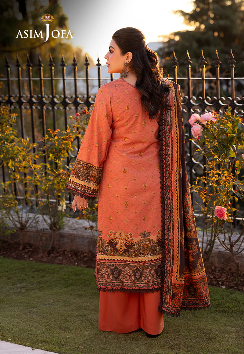 AJUW-65 PRINTED VISCOSE 3 Pcs - Image 2