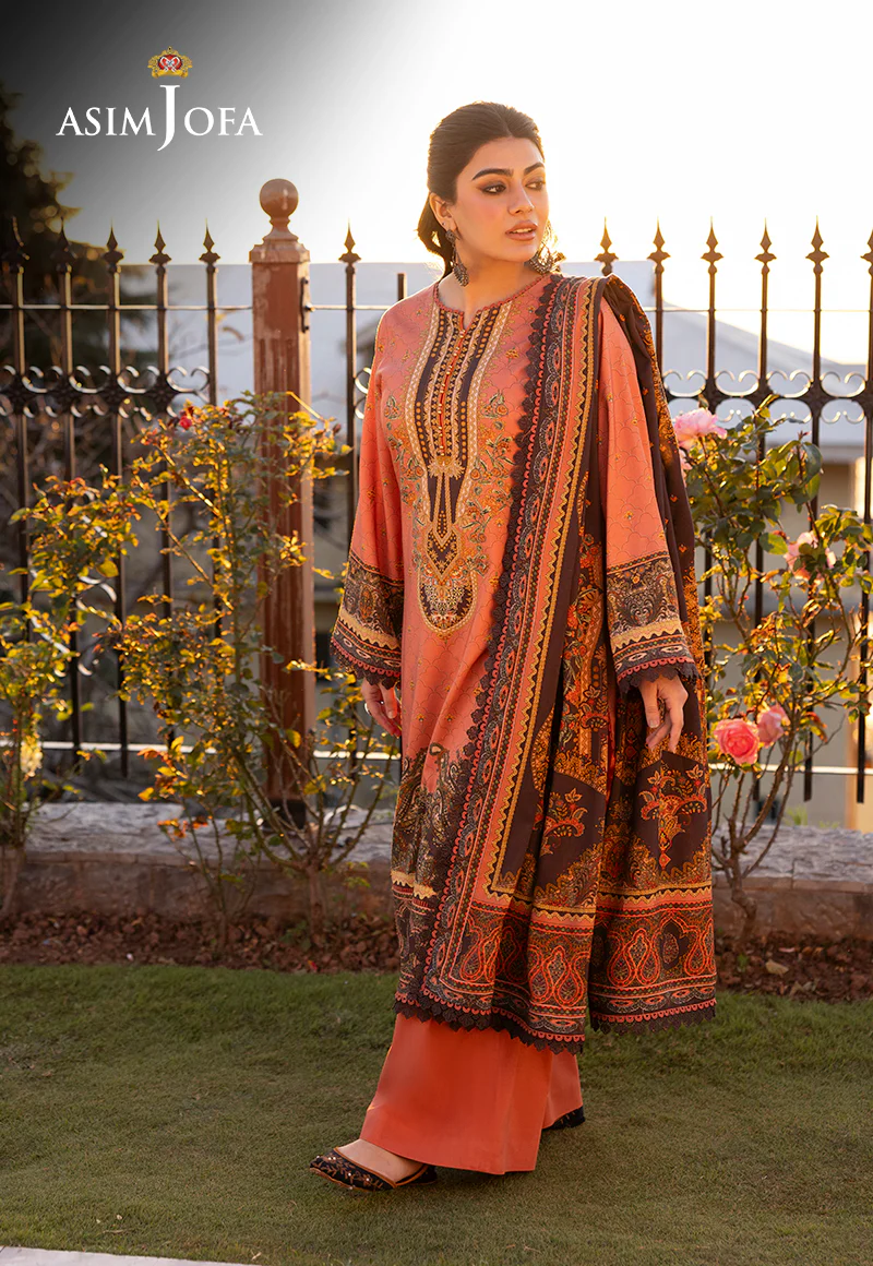 AJUW-65 PRINTED VISCOSE 3 Pcs - Image 4