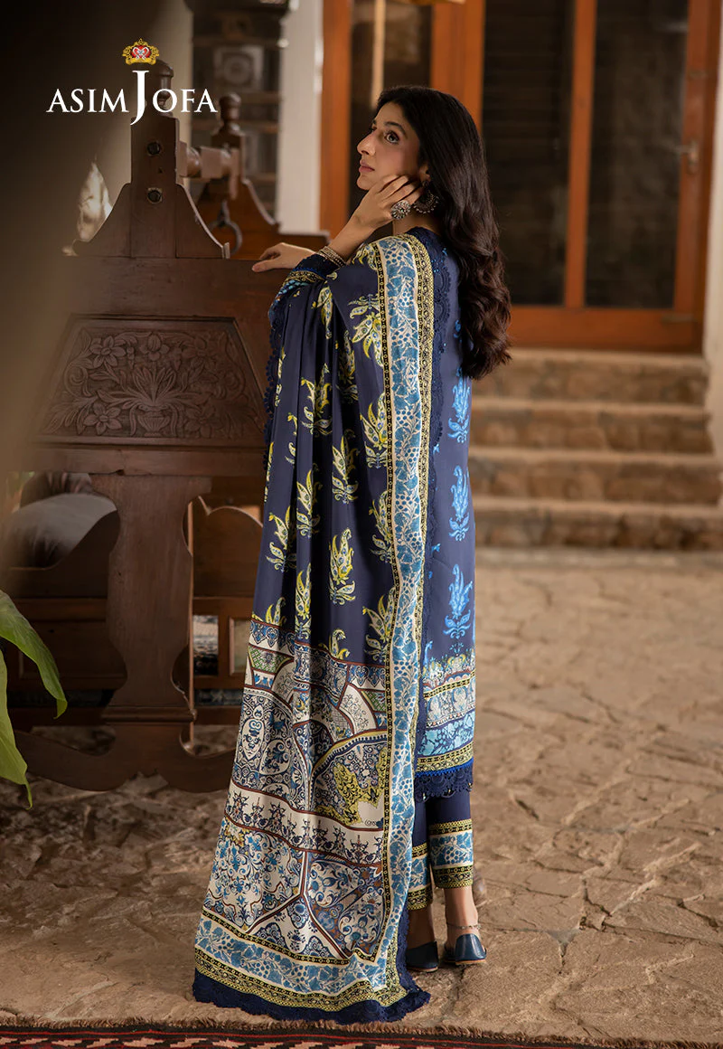 AJUWD-16 EMBROIDERED STITCHED 3 PCS - Image 4