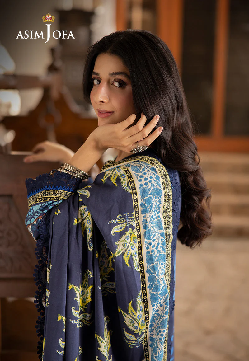 AJUWD-16 EMBROIDERED STITCHED 3 PCS - Image 5