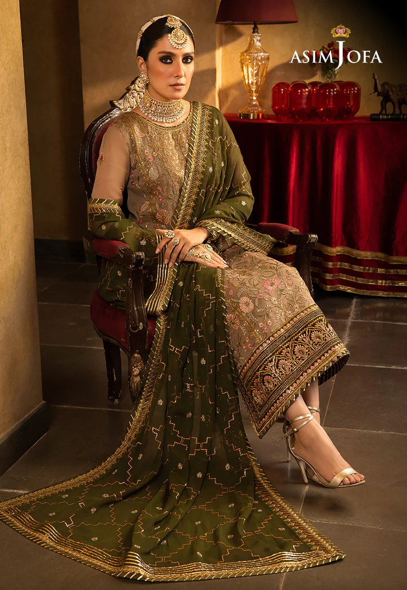 AJVF-05 EMBROIDERED CHIFFON 3 PCS - Image 4