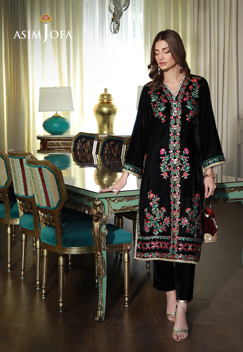 AJVG-01 EMBROIDERED VELVET STITCHED 2PC - Image 3