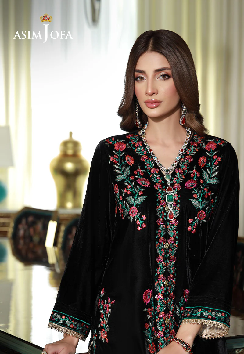 AJVG-01 EMBROIDERED VELVET STITCHED 2PC - Image 4