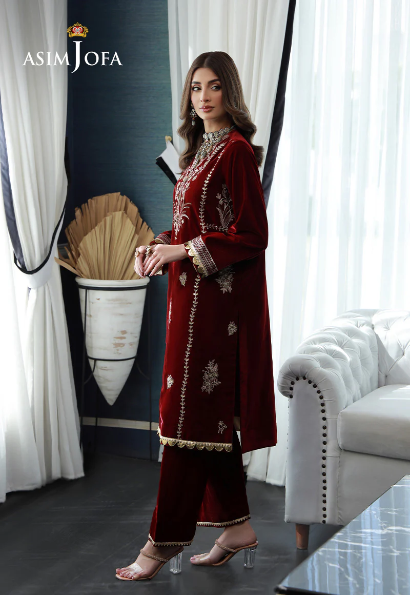 AJVG-02 EMBROIDERED VELVET STITCHED 2PC - Image 4