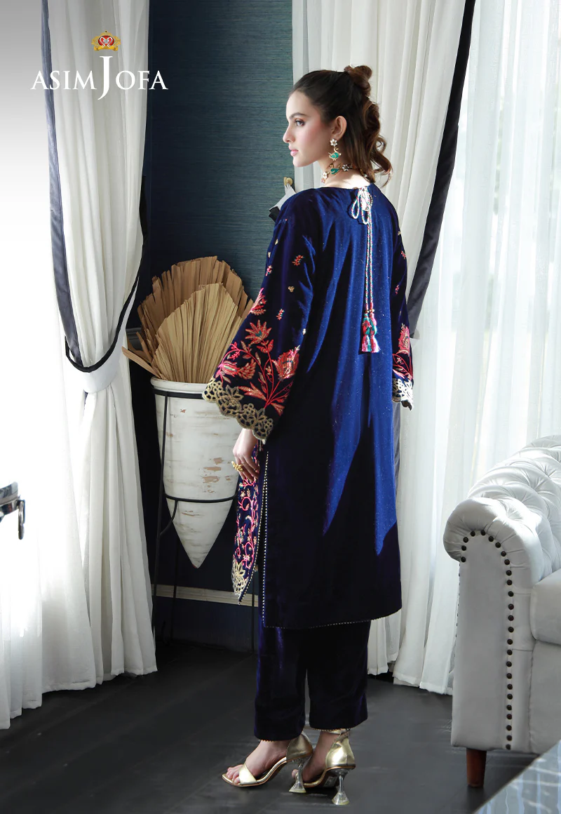 AJVG-03 EMBROIDERED VELVET STITCHED 2PC - Image 2