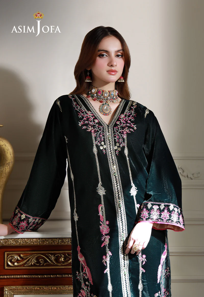 AJVG-05 EMBROIDERED VELVET STITCHED 2PC - Image 5