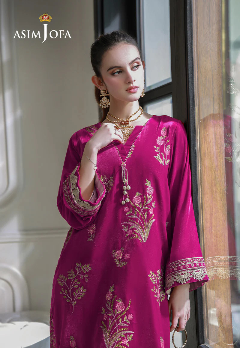 AJVG-06 EMBROIDERED VELVET STITCHED 2PC - Image 6
