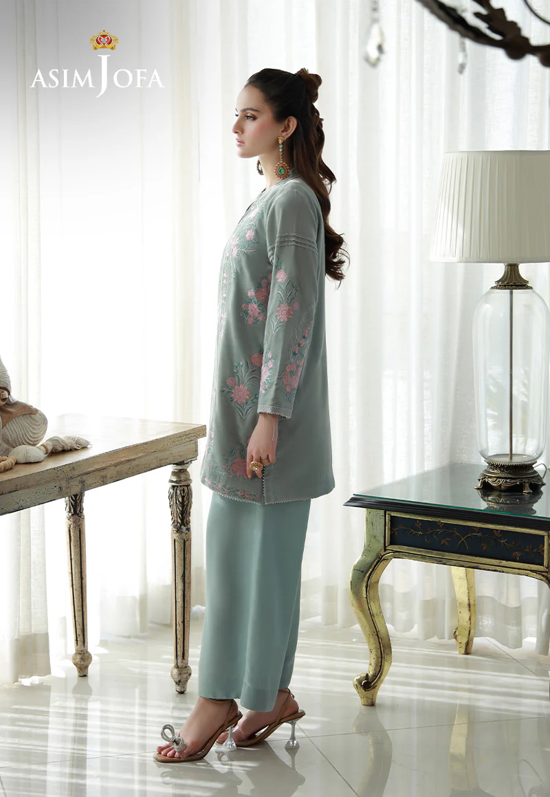 AJVG-07 EMBROIDERED VELVET STITCHED 2PC - Image 6