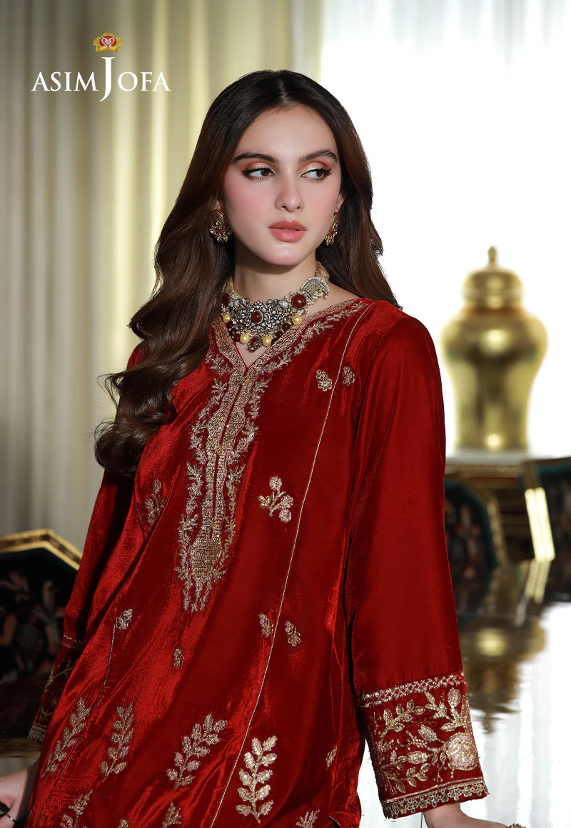 AJVG-08 EMBROIDERED VELVET STITCHED 2PC - Image 4