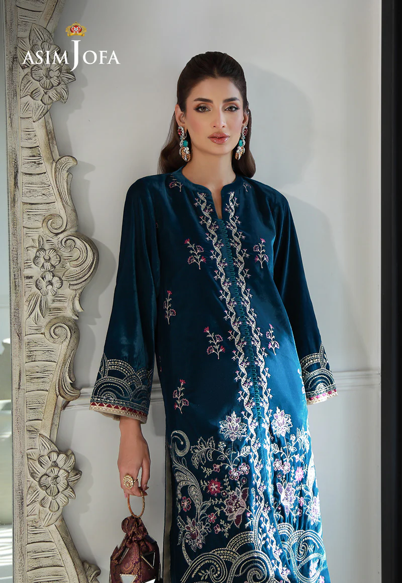 AJVG-09 EMBROIDERED VELVET STITCHED 2PC - Image 4