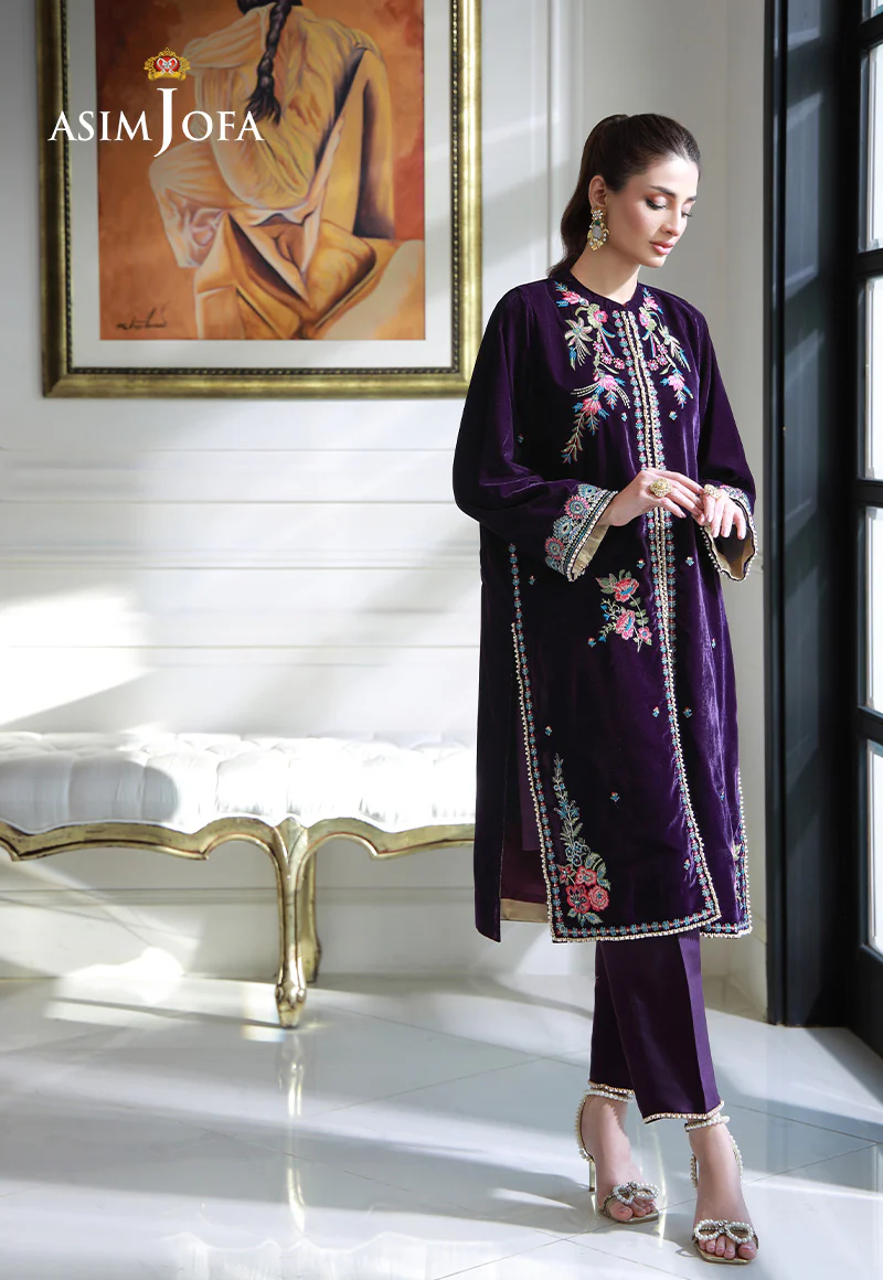 AJVG-10 EMBROIDERED VELVET STITCHED 2PC - Image 3