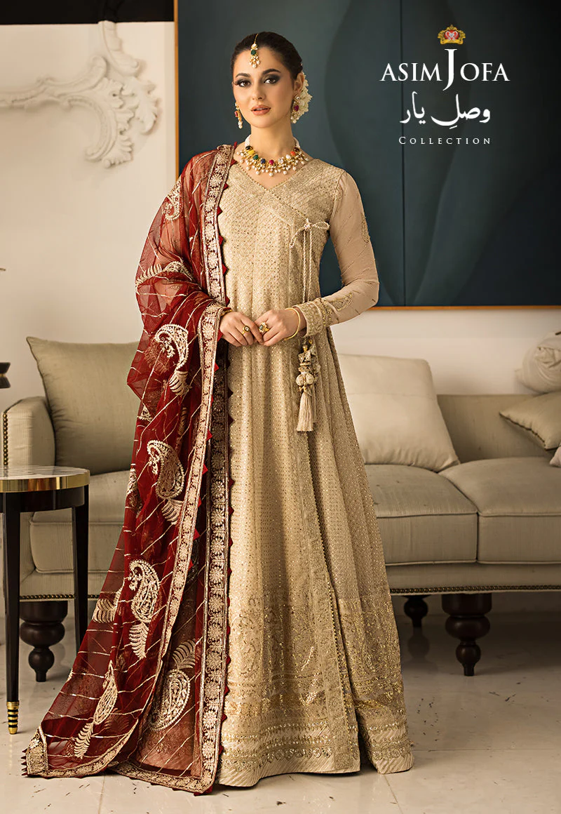 AJVY-07 DESIGNERS STITCHED EMBROIDERED CHIFFON 3 PCS - Image 11