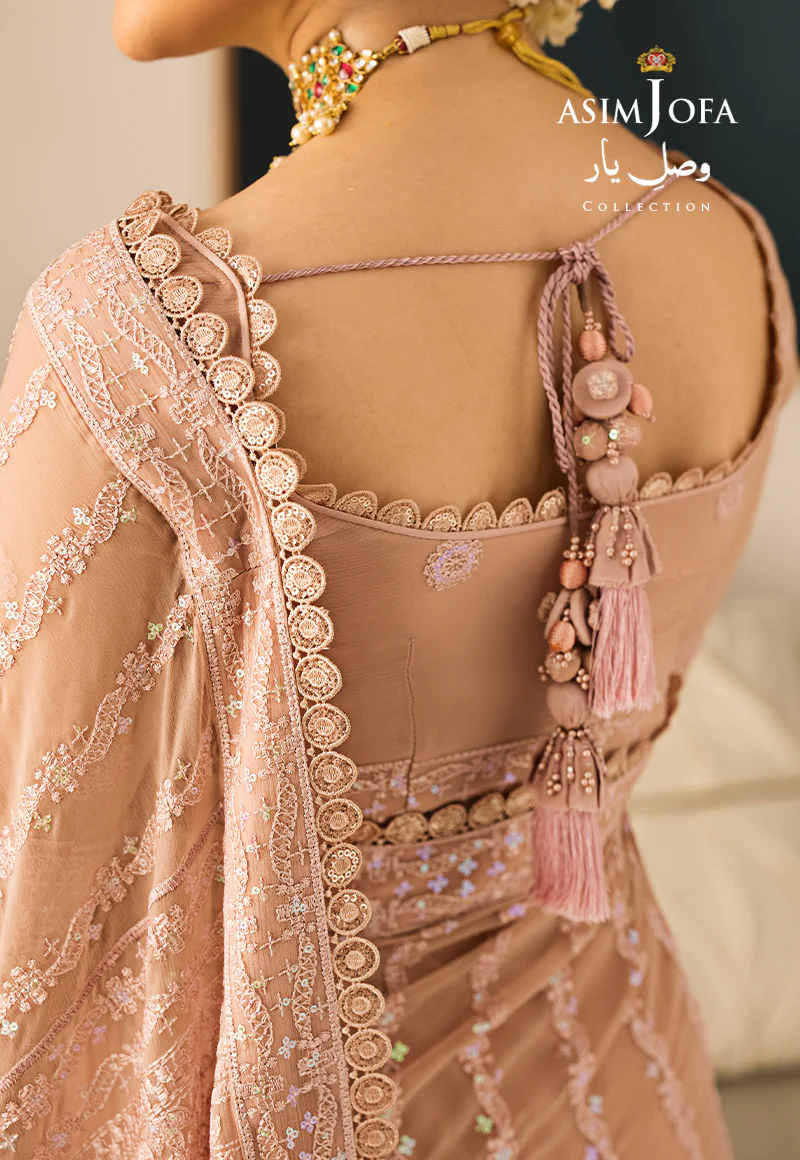 AJVY-09 EMBROIDERED CHIFFON 3 PCS - Image 3