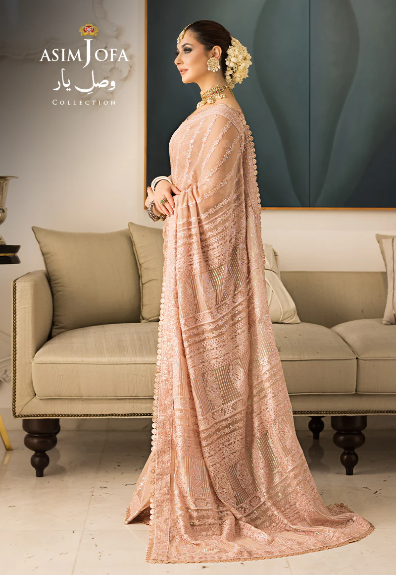 AJVY-09 EMBROIDERED CHIFFON 3 PCS - Image 4