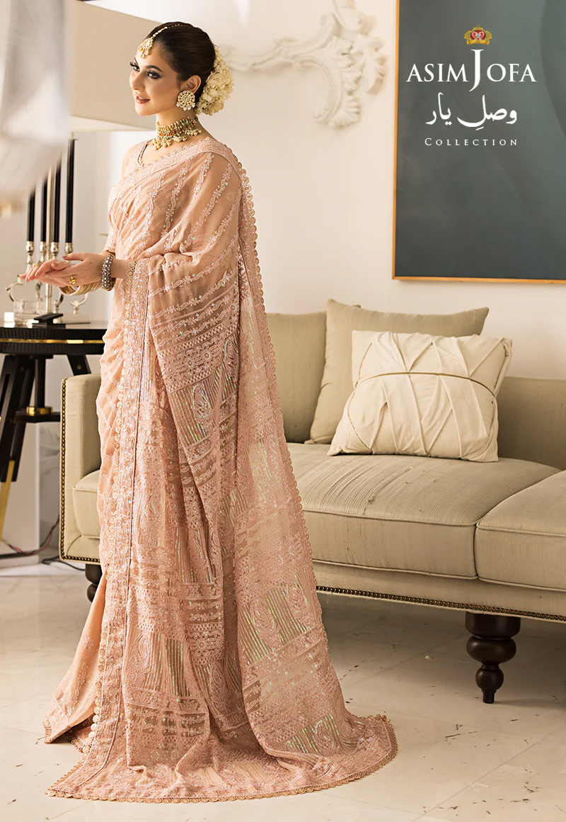 AJVY-09 EMBROIDERED CHIFFON 3 PCS - Image 5