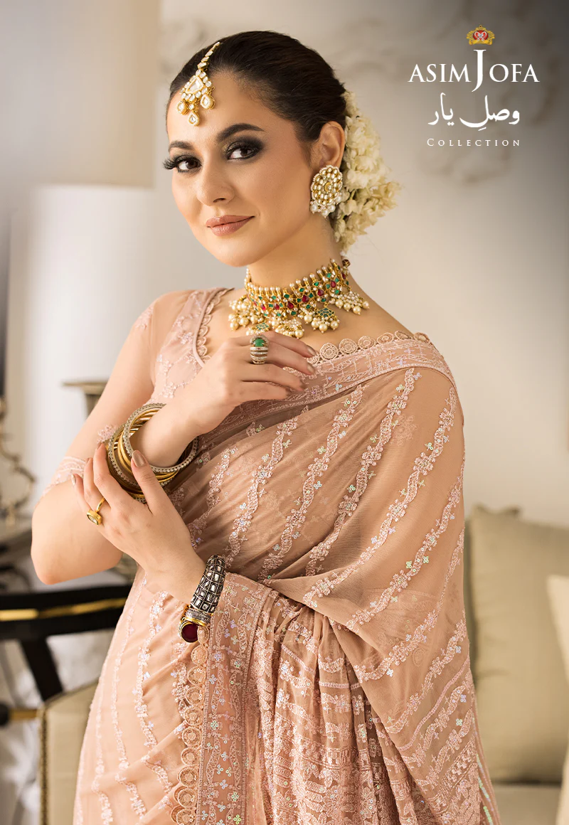 AJVY-09 EMBROIDERED CHIFFON 3 PCS - Image 8