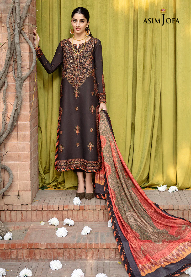AJW-01 EMBROIDERED ORGANZA 3 PCS - Image 3