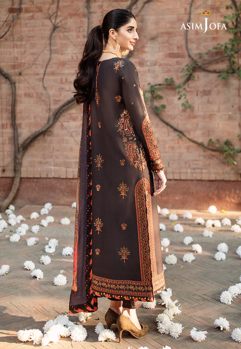 AJW-01 EMBROIDERED ORGANZA 3 PCS - Image 5