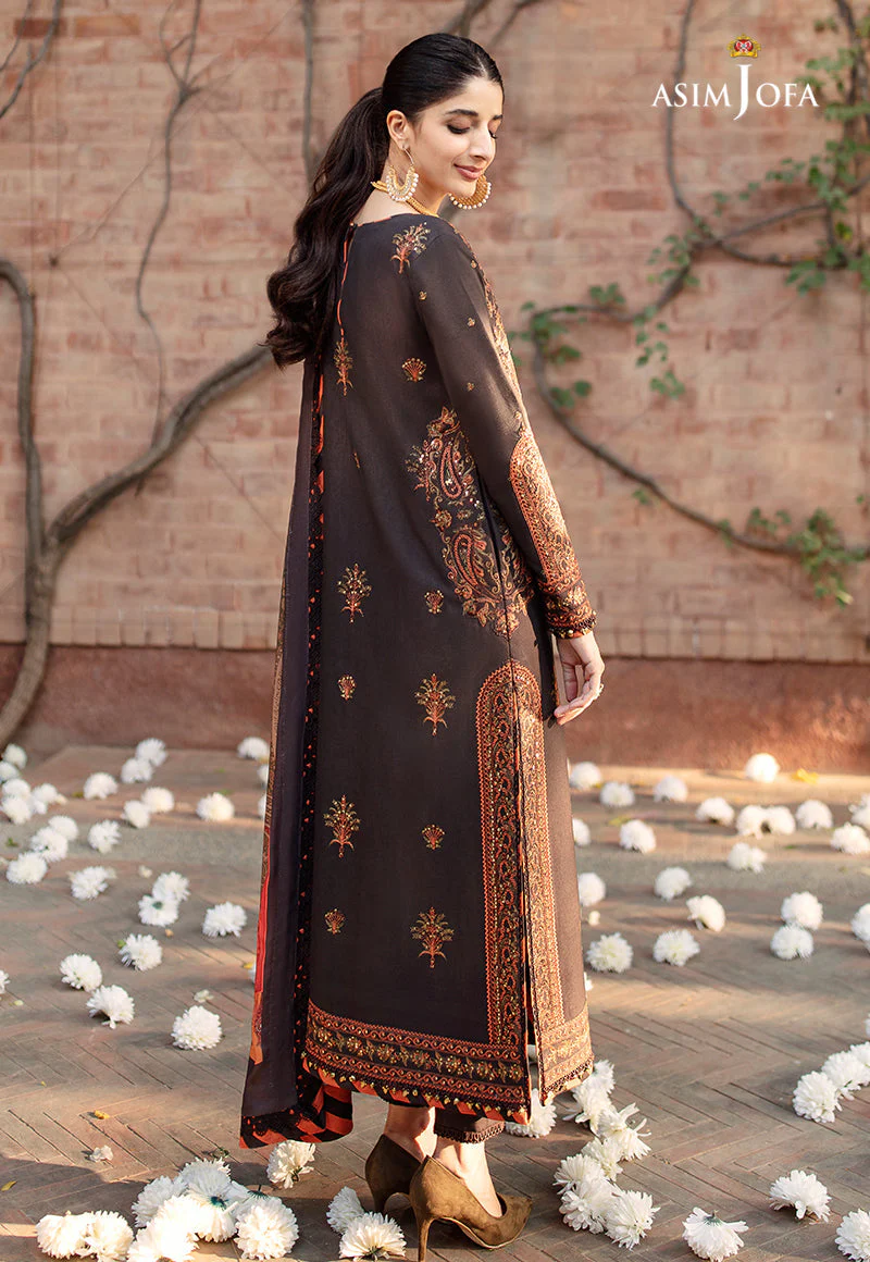 AJW-01 EMBROIDERED ORGANZA 3 PCS - Image 6