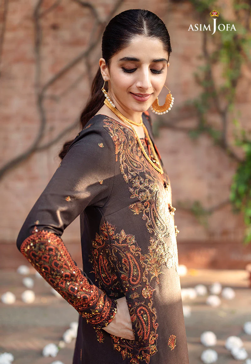 AJW-01 EMBROIDERED ORGANZA 3 PCS - Image 7
