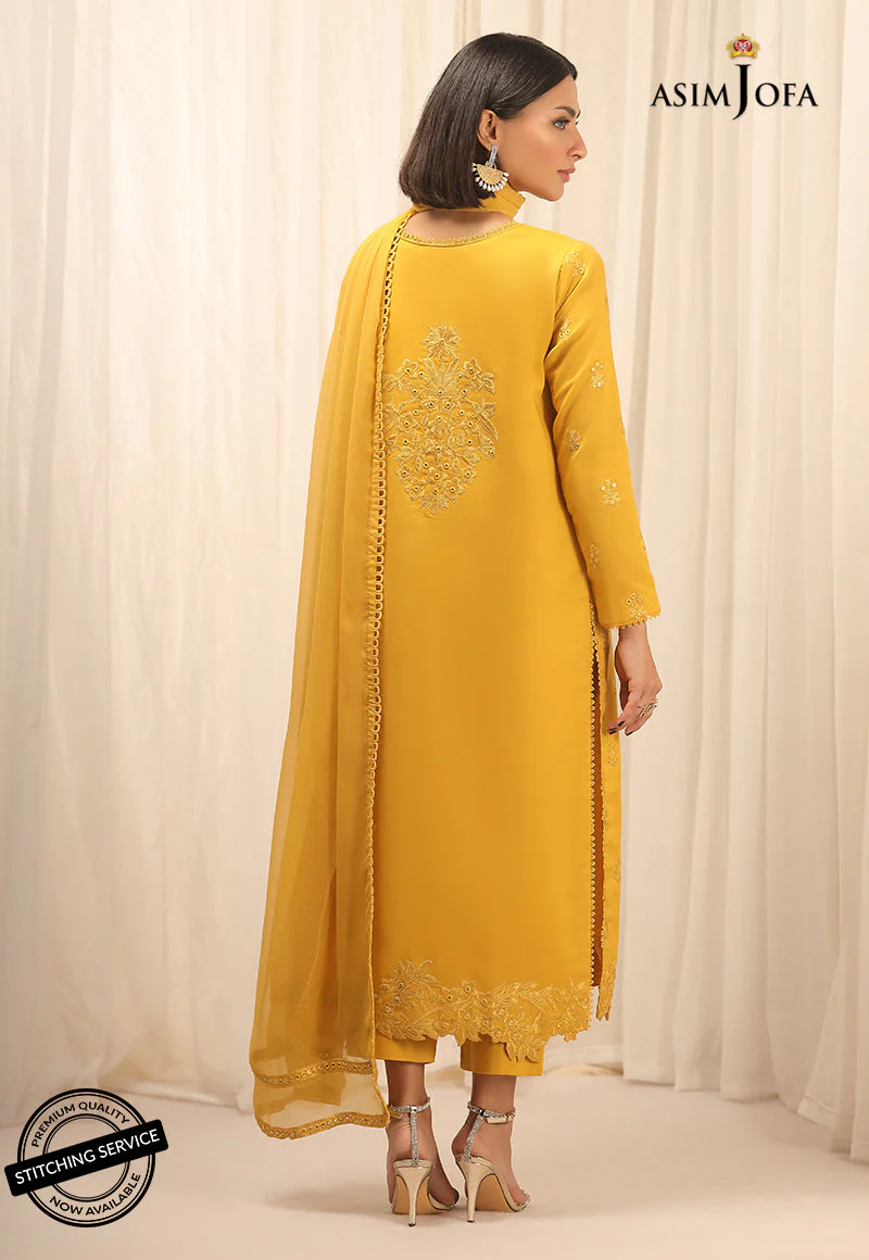 AJWED-13 EMBROIDERED STITCHED 3 PCS - Image 5