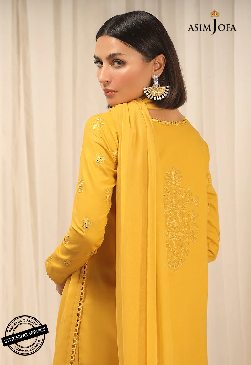 AJWED-13 EMBROIDERED STITCHED 3 PCS - Image 7