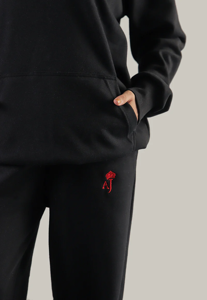 AJWET-01 UNISEX BLACK HOODIE 1 PC - Image 13
