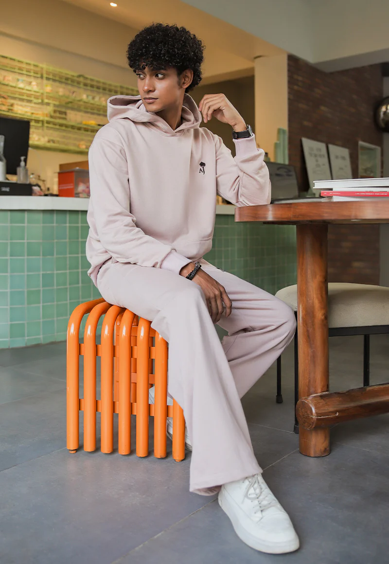 AJWET-02 UNISEX LINEN BEIGE HOODIE 1 PC - Image 17