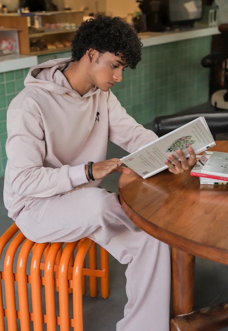 AJWET-02 UNISEX LINEN BEIGE HOODIE 1 PC - Image 18