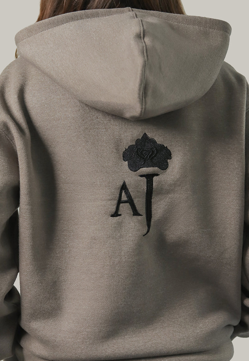 AJWET-03 UNISEX GREY HOODIE 1 PC - Image 2