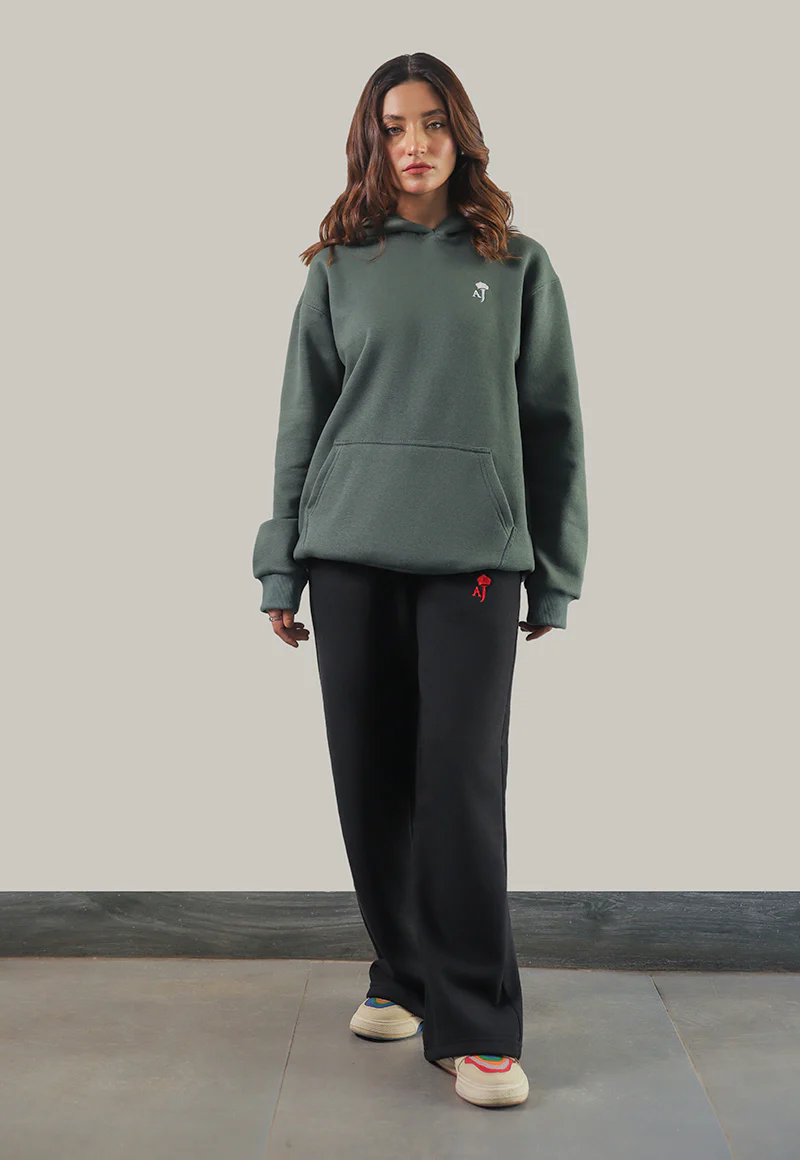 AJWET-05 UNISEX OLIVE HOODIE 1 PC - Image 11