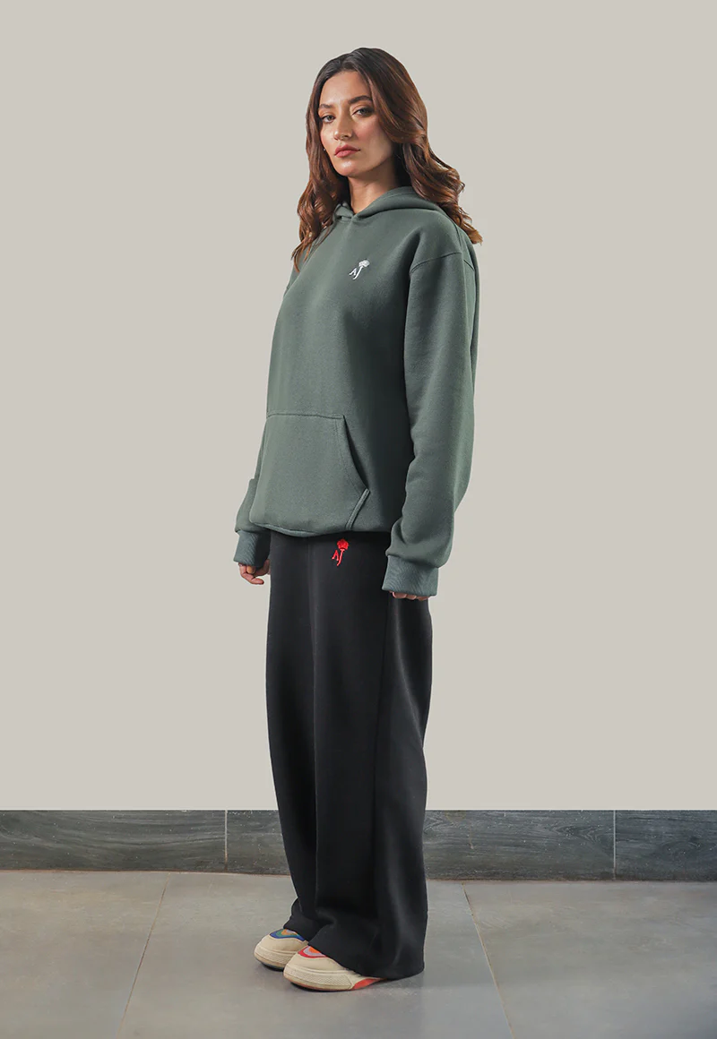 AJWET-05 UNISEX OLIVE HOODIE 1 PC - Image 12