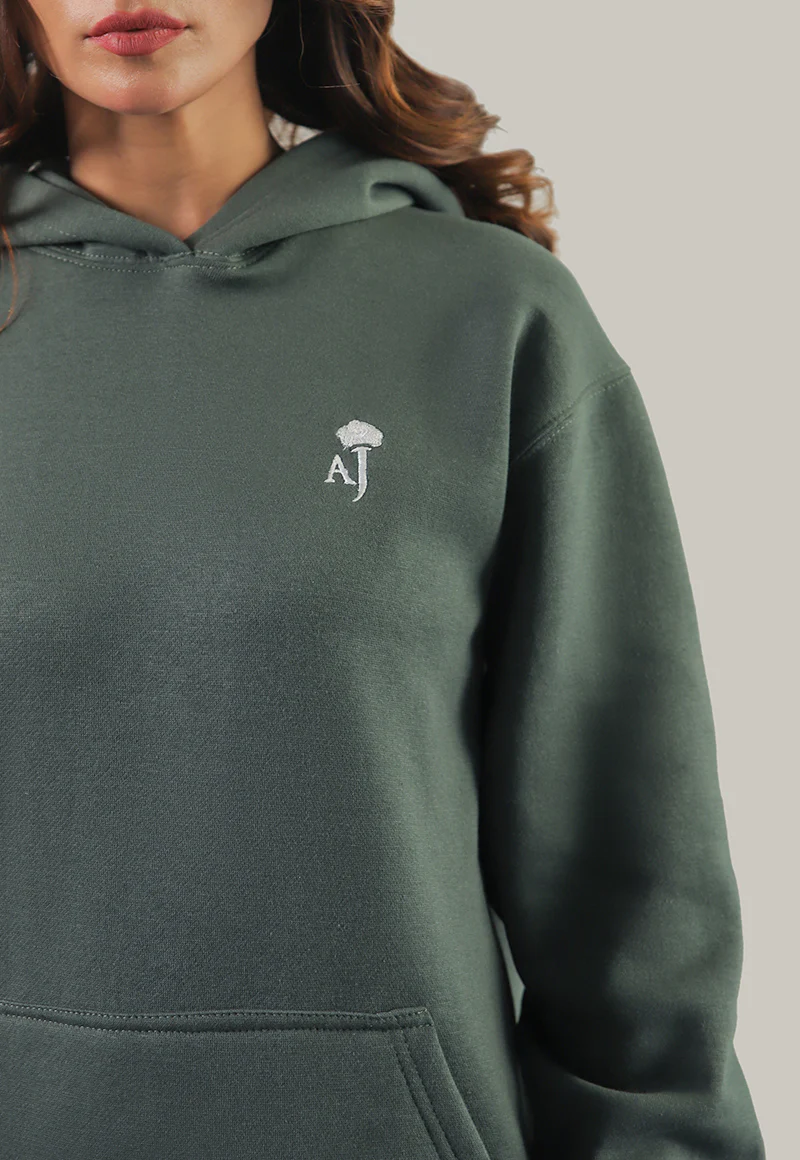 AJWET-05 UNISEX OLIVE HOODIE 1 PC - Image 15