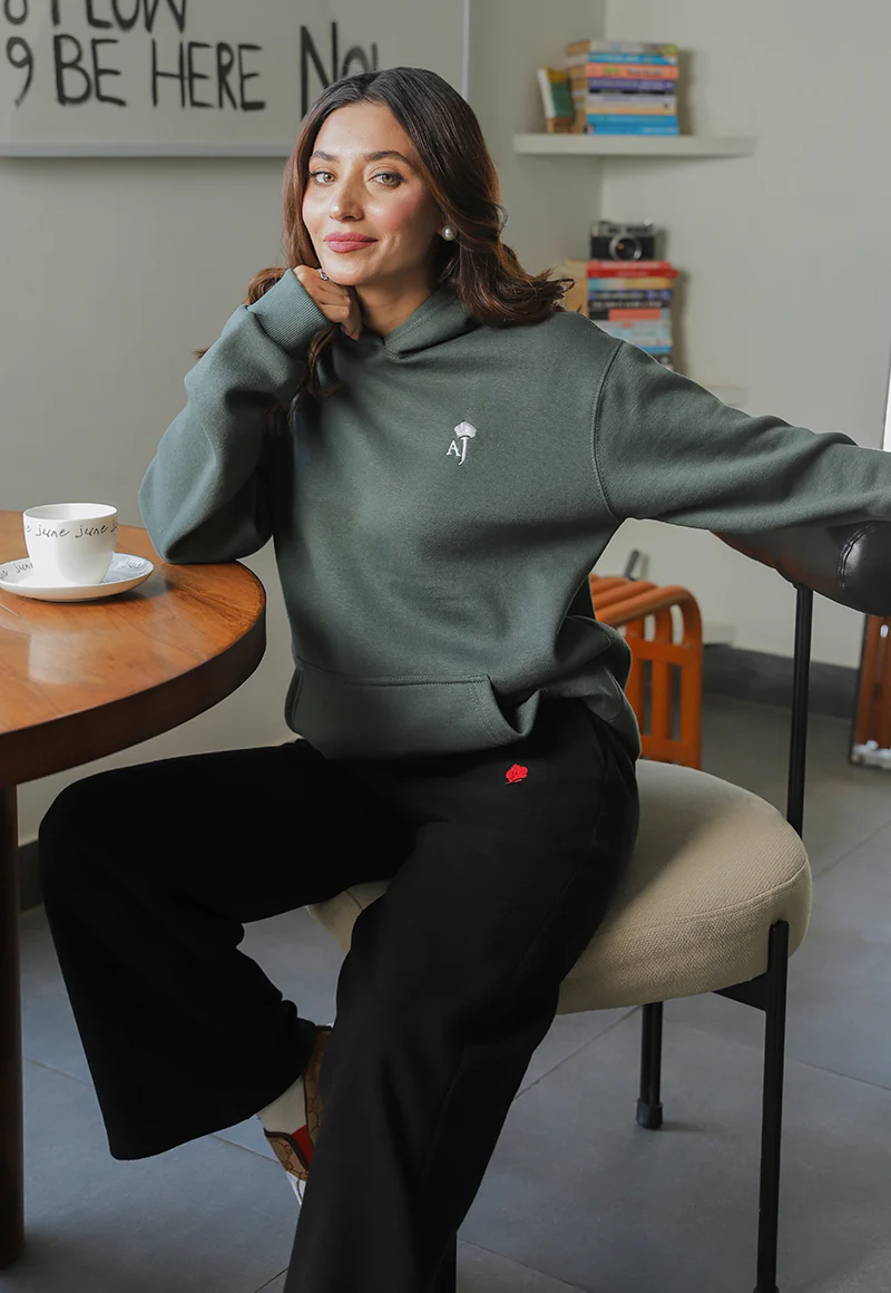 AJWET-05 UNISEX OLIVE HOODIE 1 PC - Image 17