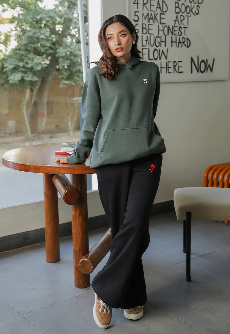 AJWET-05 UNISEX OLIVE HOODIE 1 PC - Image 22