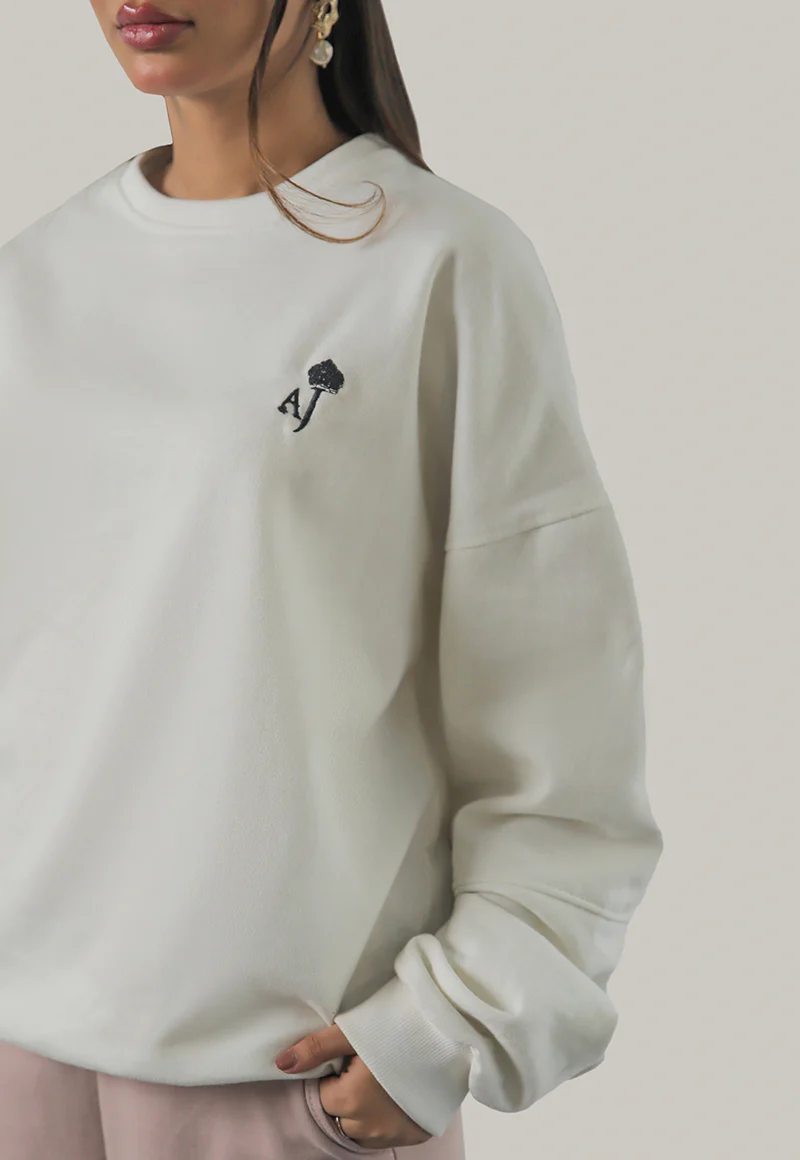 AJWET-06 UNISEX OFF-WHITE OVERSIZED SWEATER 1 PC - Image 16